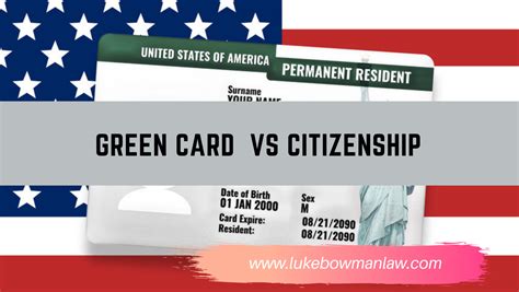 Green Card vs Citizenship .